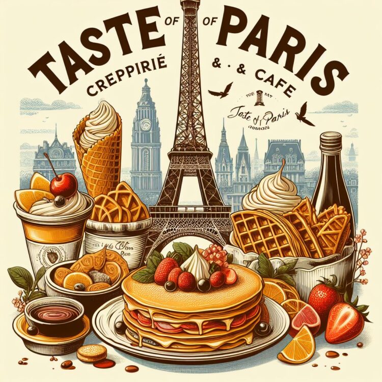 Waffle near me at Taste of Paris Restaurant