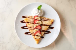 Kids Straw Banana Crepes