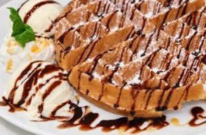 Waffle A La Mode